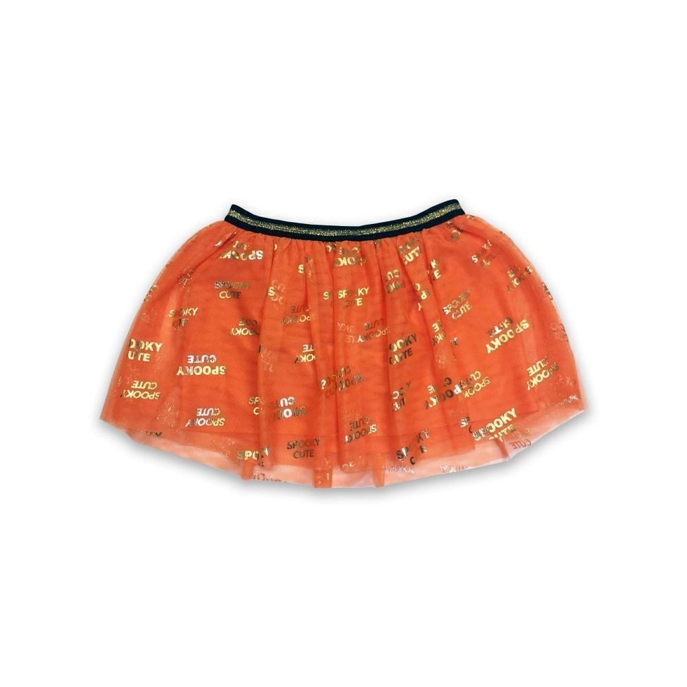 XXL/2XG Girls ‘Spooky Cute’ Orange Tulle Halloween Skirt NWT”